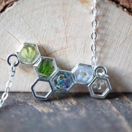 Honeycomb Necklace / Cute Nature Je..