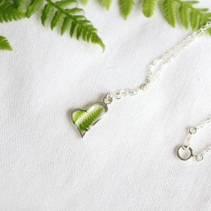 Real Fern Necklace / Dainty Nature ..